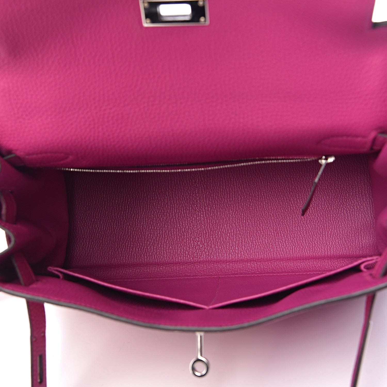 Hermes Togo Kelly Retourne 28 Rose Pourpre 5 of 46