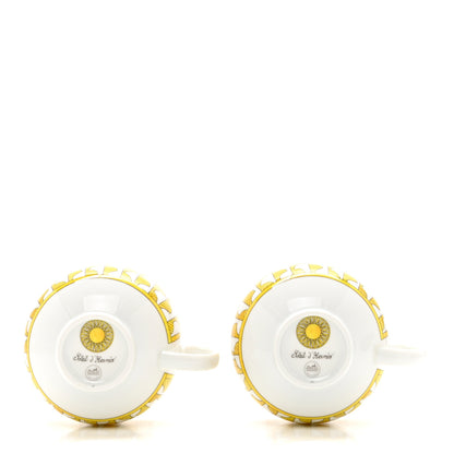 Hermes Porcelain Soleil d'Hermes Breakfast Cup And Saucer Set Of 2 4 of 11