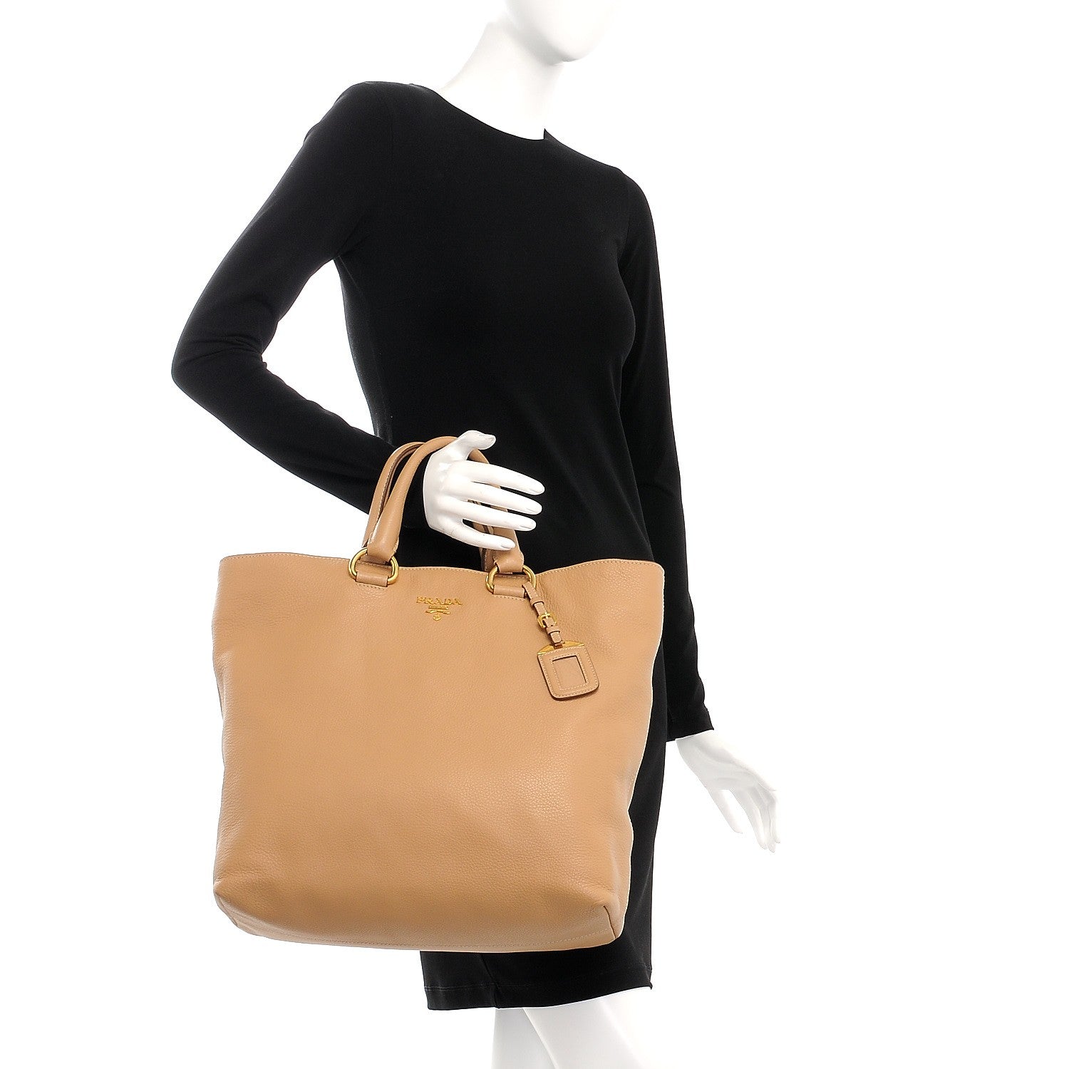 Prada Vitello Daino Tote Sughero 3 of 13