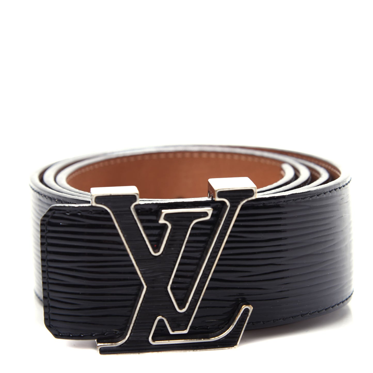 Epi Electric 40mm LV Initiales Belt 90 36 Black