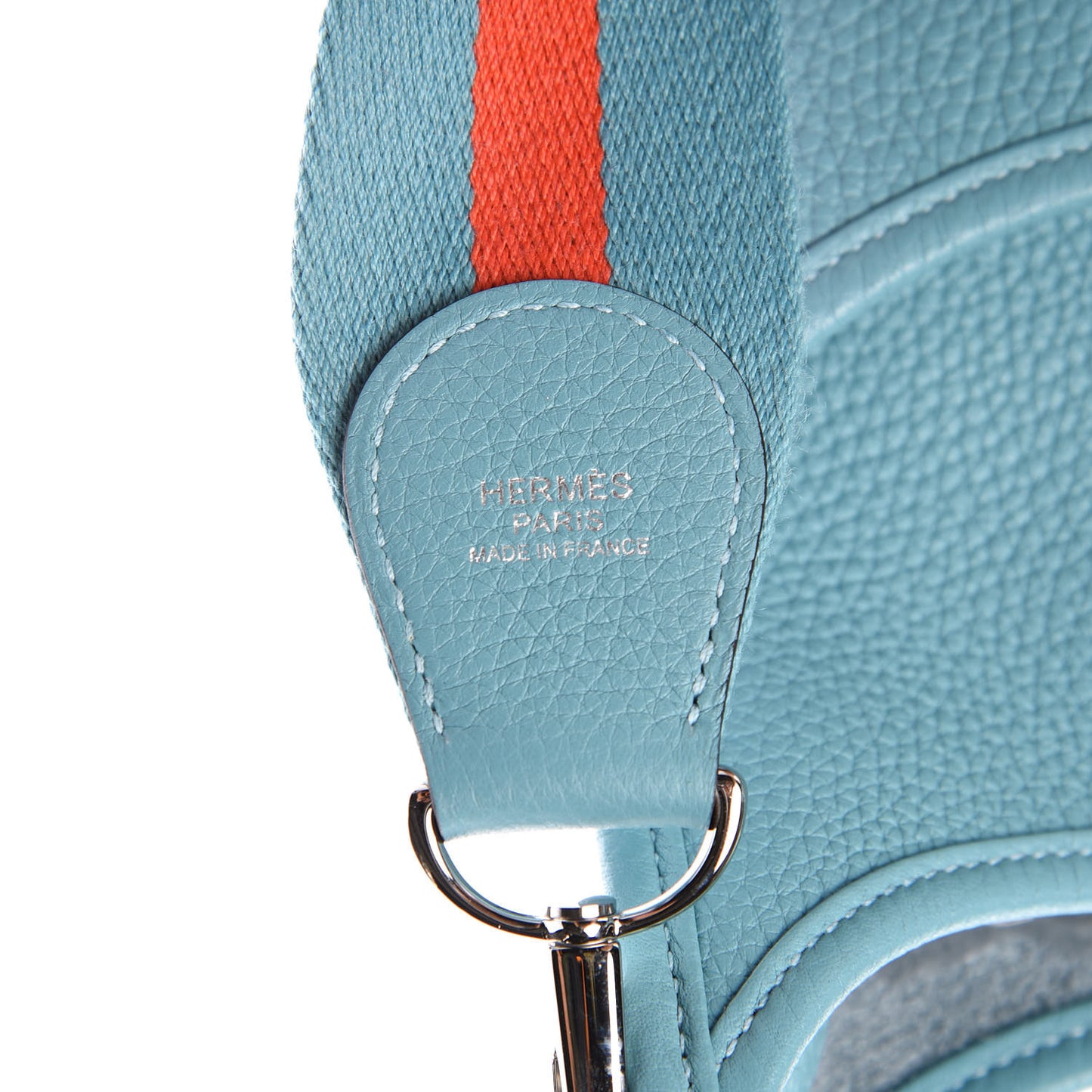 Taurillon Clemence Amazone Evelyne III GM Bleu Saint Cyr Orange Poppy