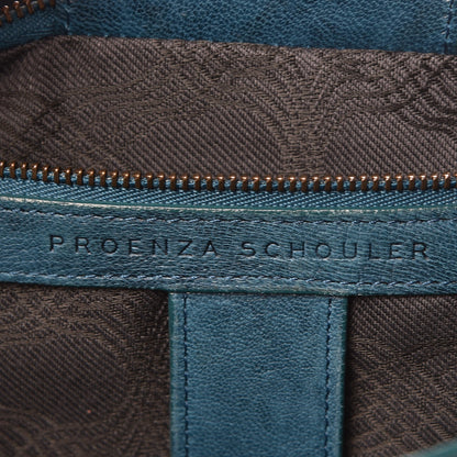 Proenza Schouler Lambskin Medium PS1 Satchel Sea Blue 7 of 13