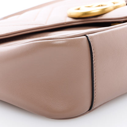 Gucci Calfskin Matelasse Small GG Marmont Shoulder Bag Porcelain Rose 7 of 8