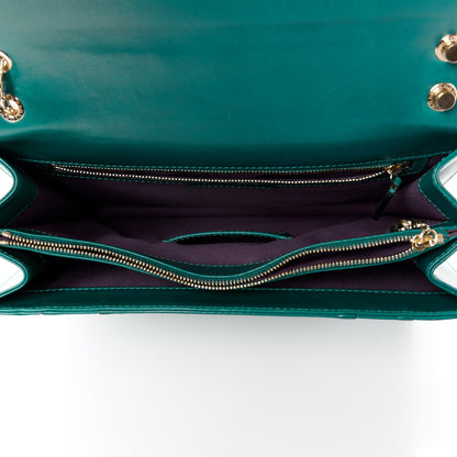 Bulgari Calfskin Serpenti Forever Crossbody Emerald Green 6 of 18