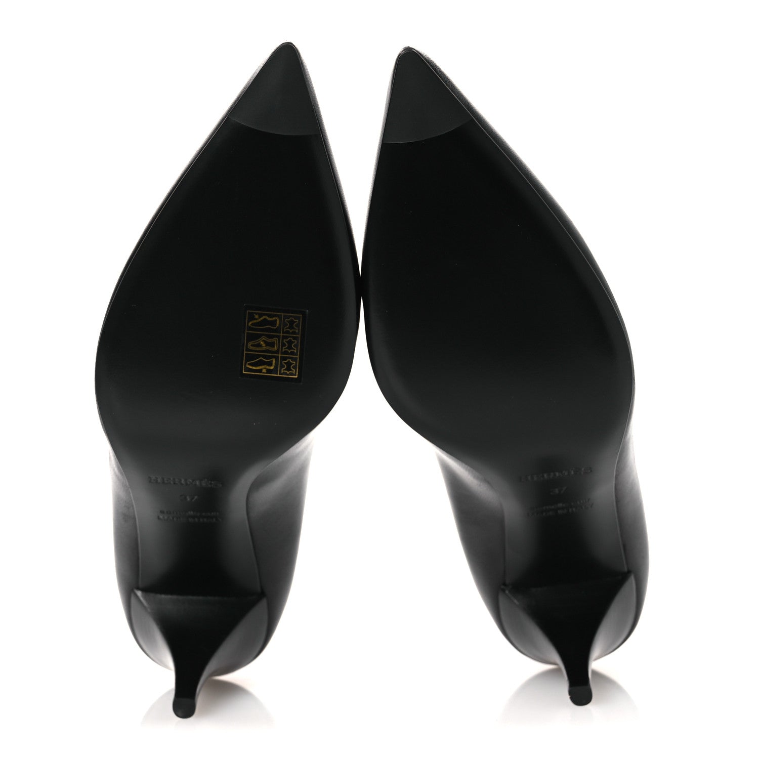 Hermes Nappa Majeste 60 Pumps 37 Black 7 of 12