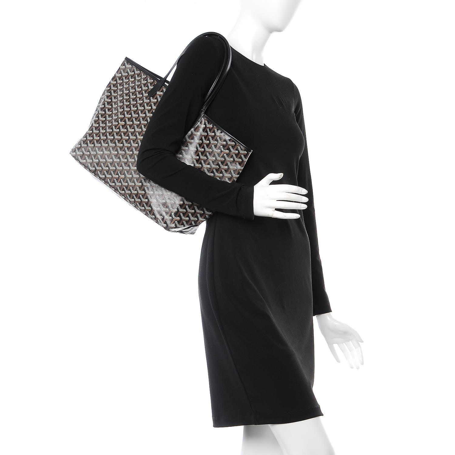 Goyard Goyardine Saint Louis PM Black 2 of 9