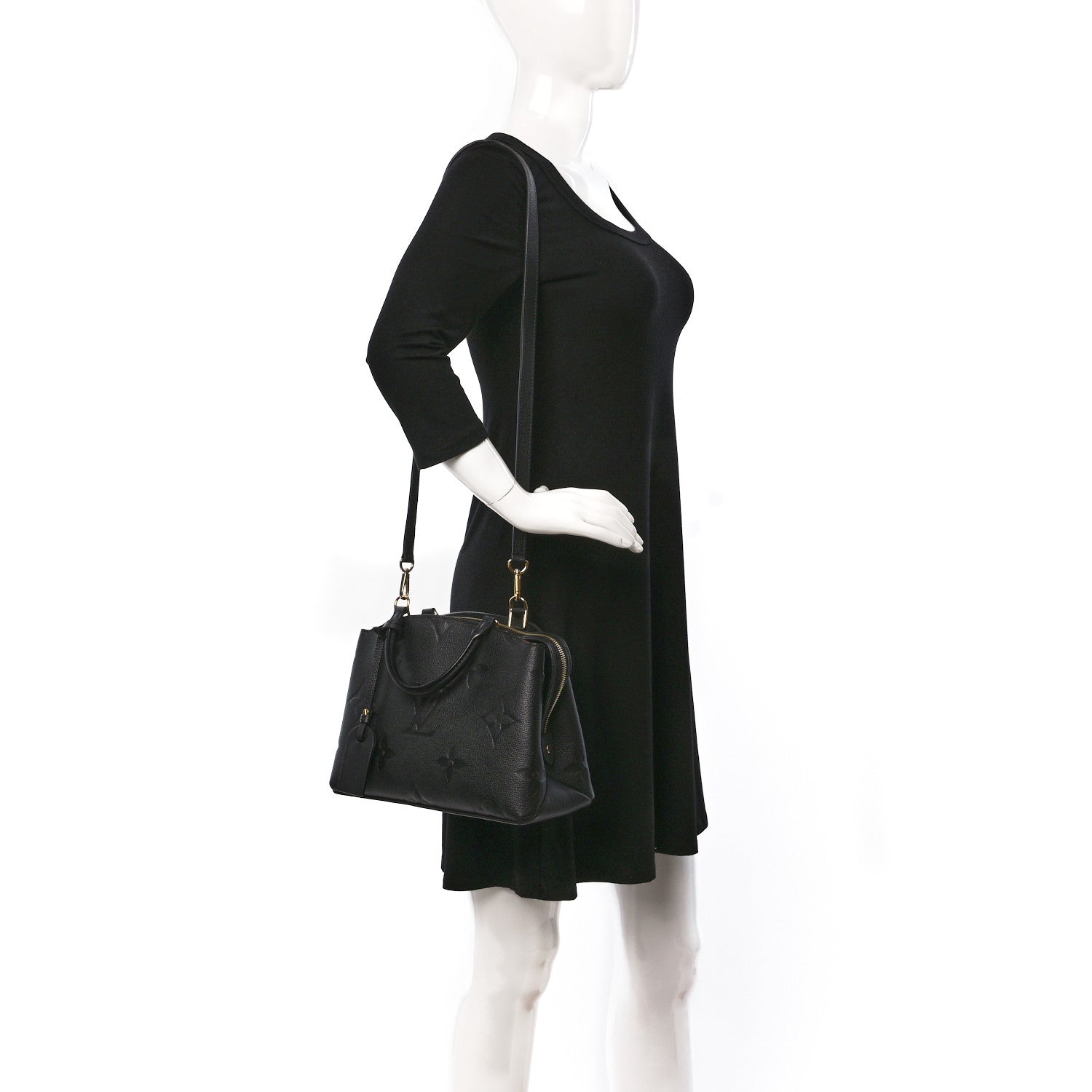 Louis Vuitton Empreinte Monogram Giant Petit Palais Black 2 of 8