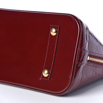 Louis Vuitton Vernis Alma PM Griotte 10 of 10