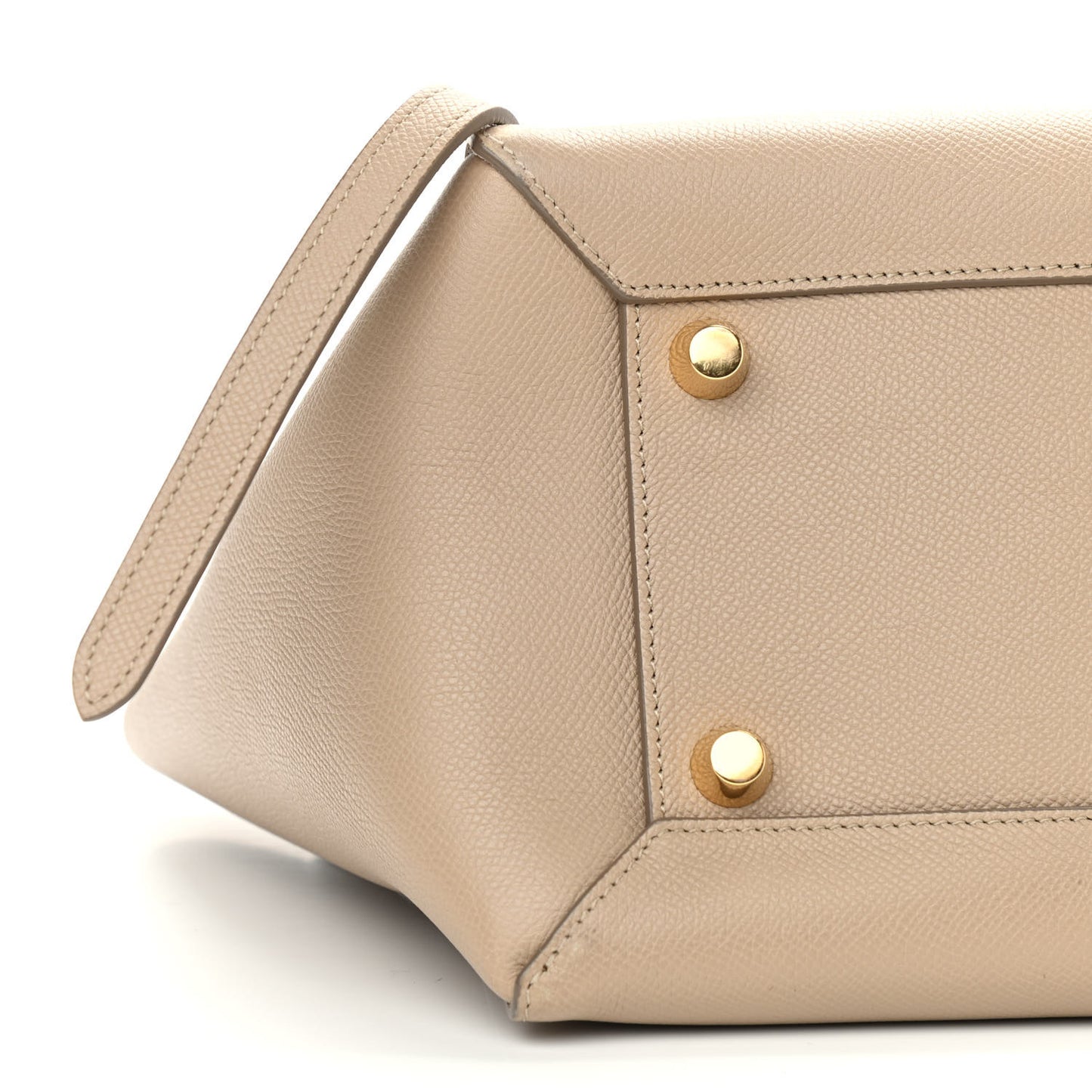 Grained Calfskin Mini Belt Bag Light Taupe