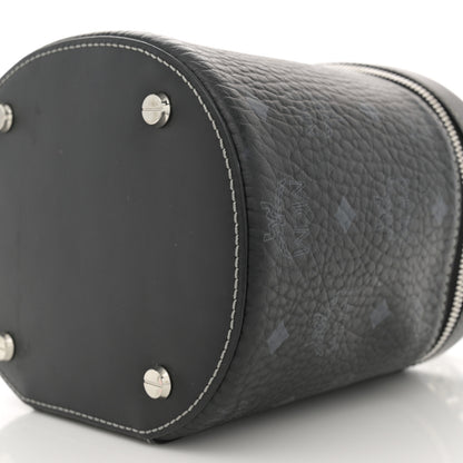 MCM Visetos Small Cylinder Bag Black 10 of 11