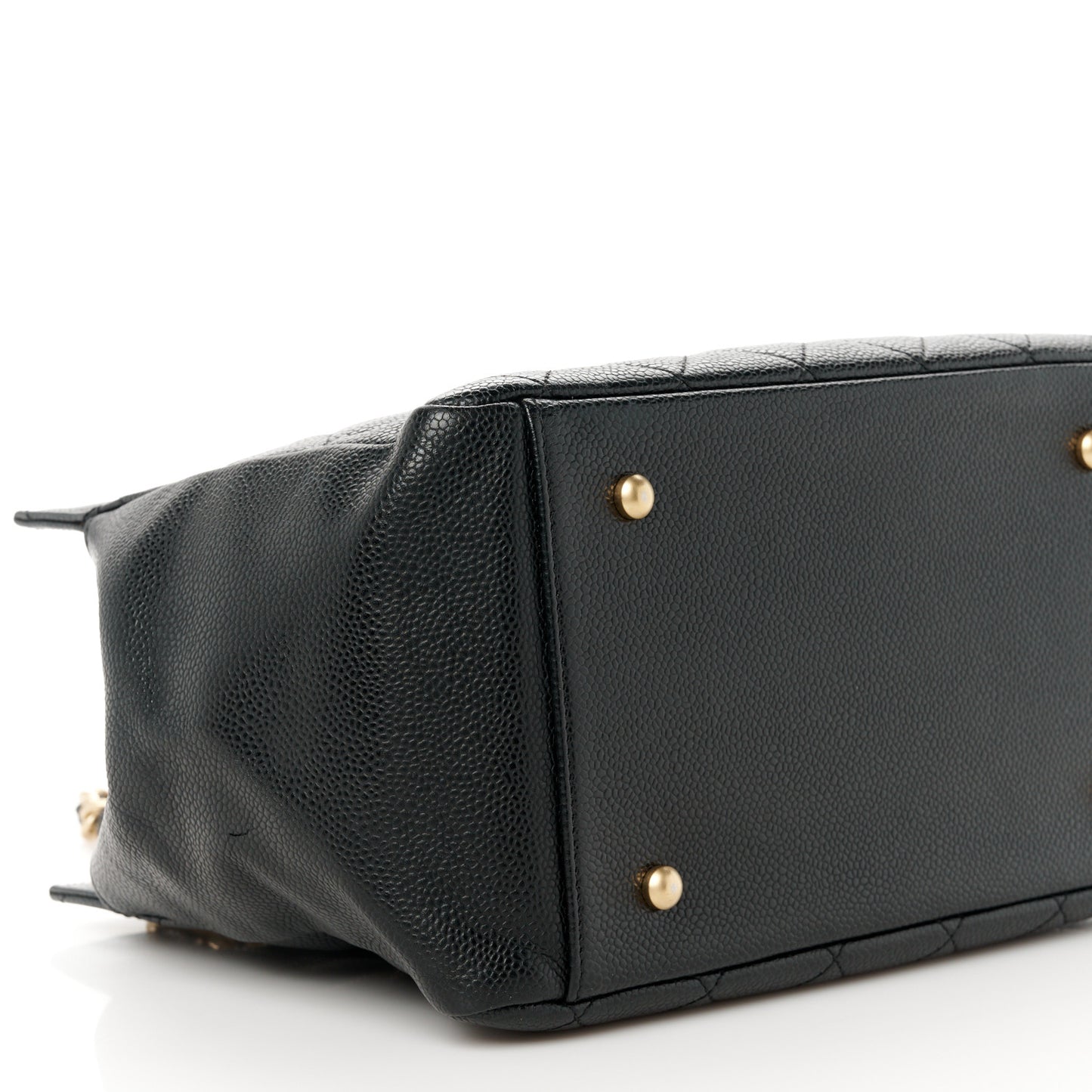 Caviar Quilted Petit Timeless Tote PTT Black