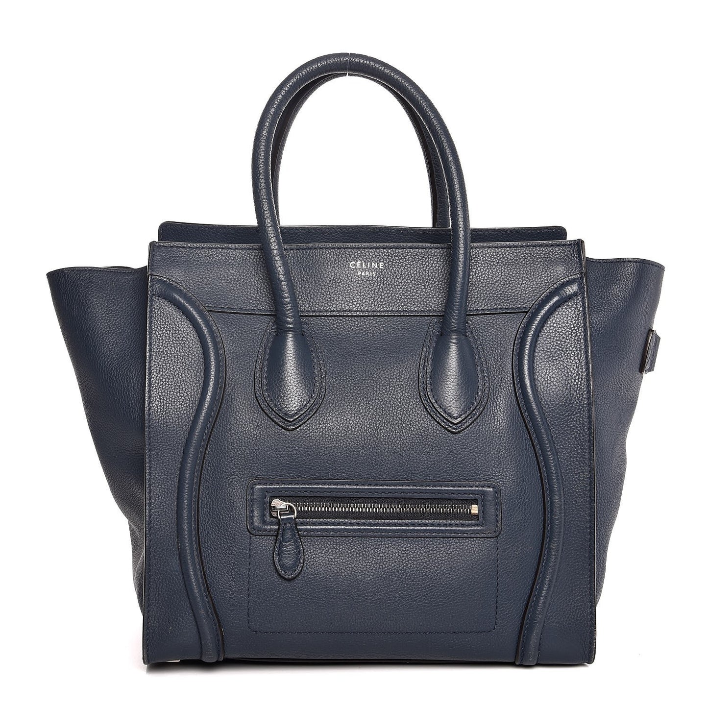 Drummed Calfskin Mini Luggage Orage
