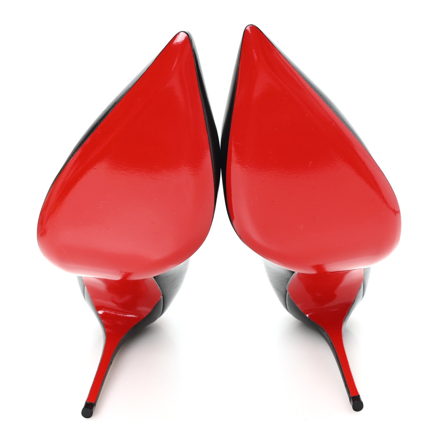 Christian Louboutin Shiny Nappa Pigalle Follies 100 Pumps 41.5 Black 6 of 9