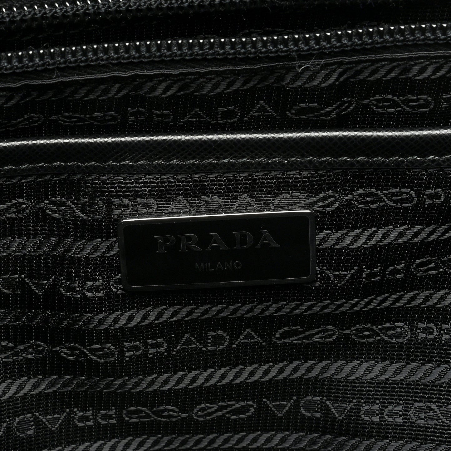 Re-Nylon Saffiano Medium Backpack Black