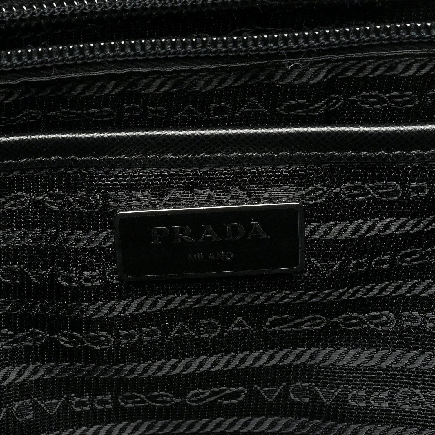 Prada Re-Nylon Saffiano Medium Backpack Black 7 of 11