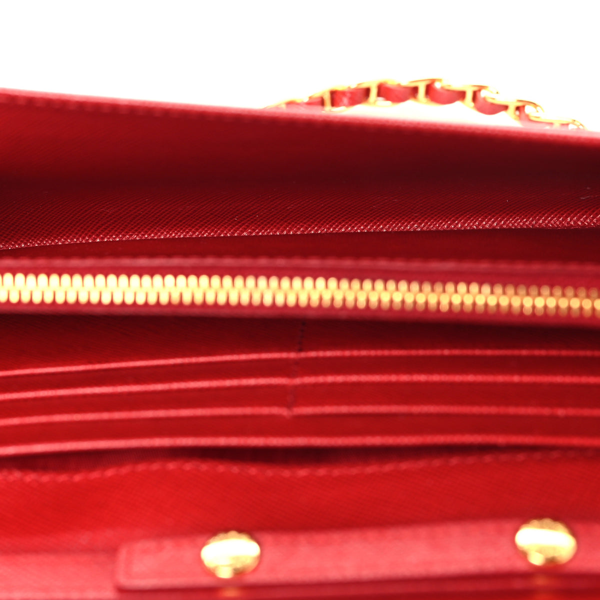 Saffiano Wallet on Chain Fuoco
