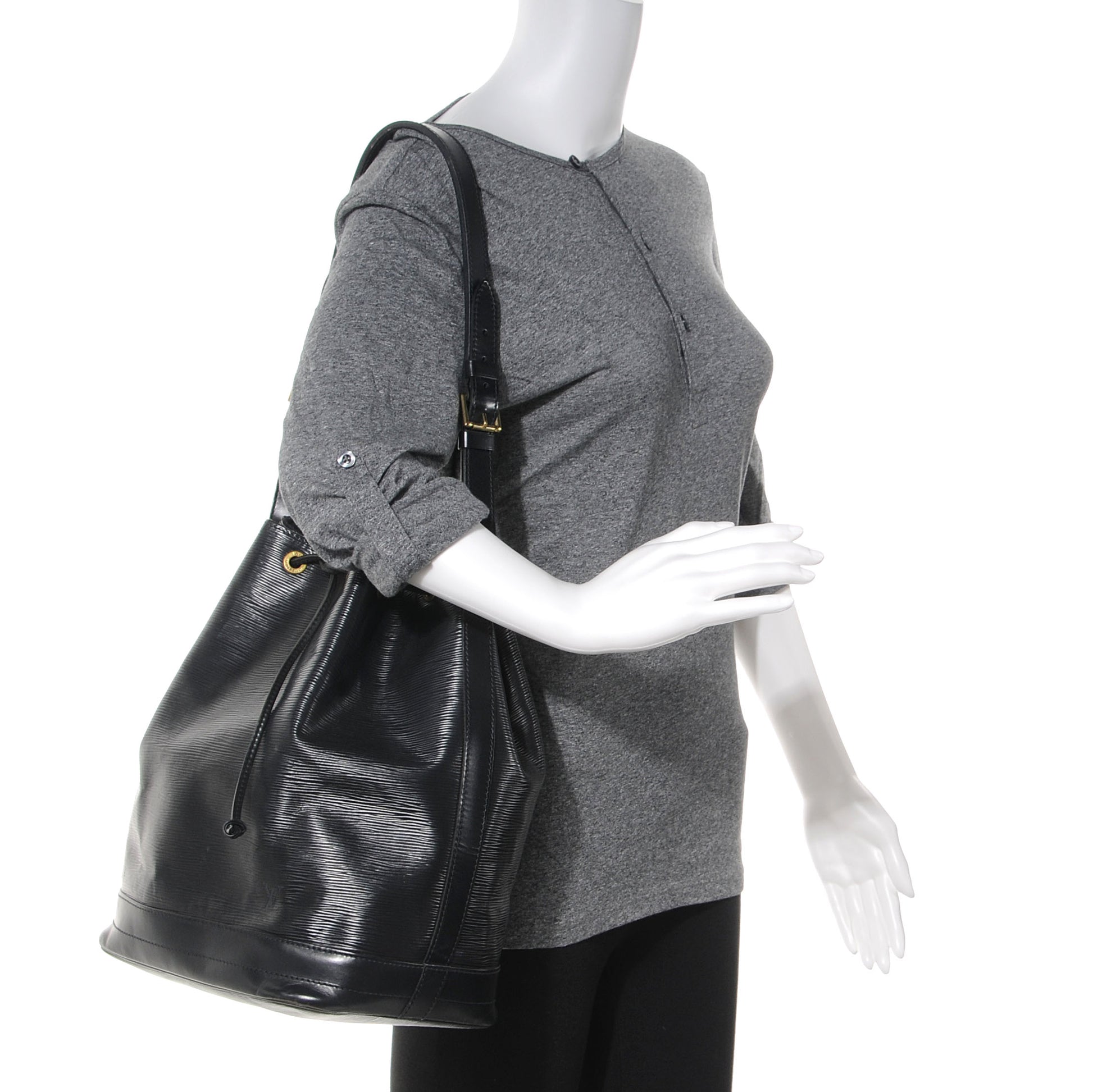 Louis Vuitton Epi Noe Black 2 of 7