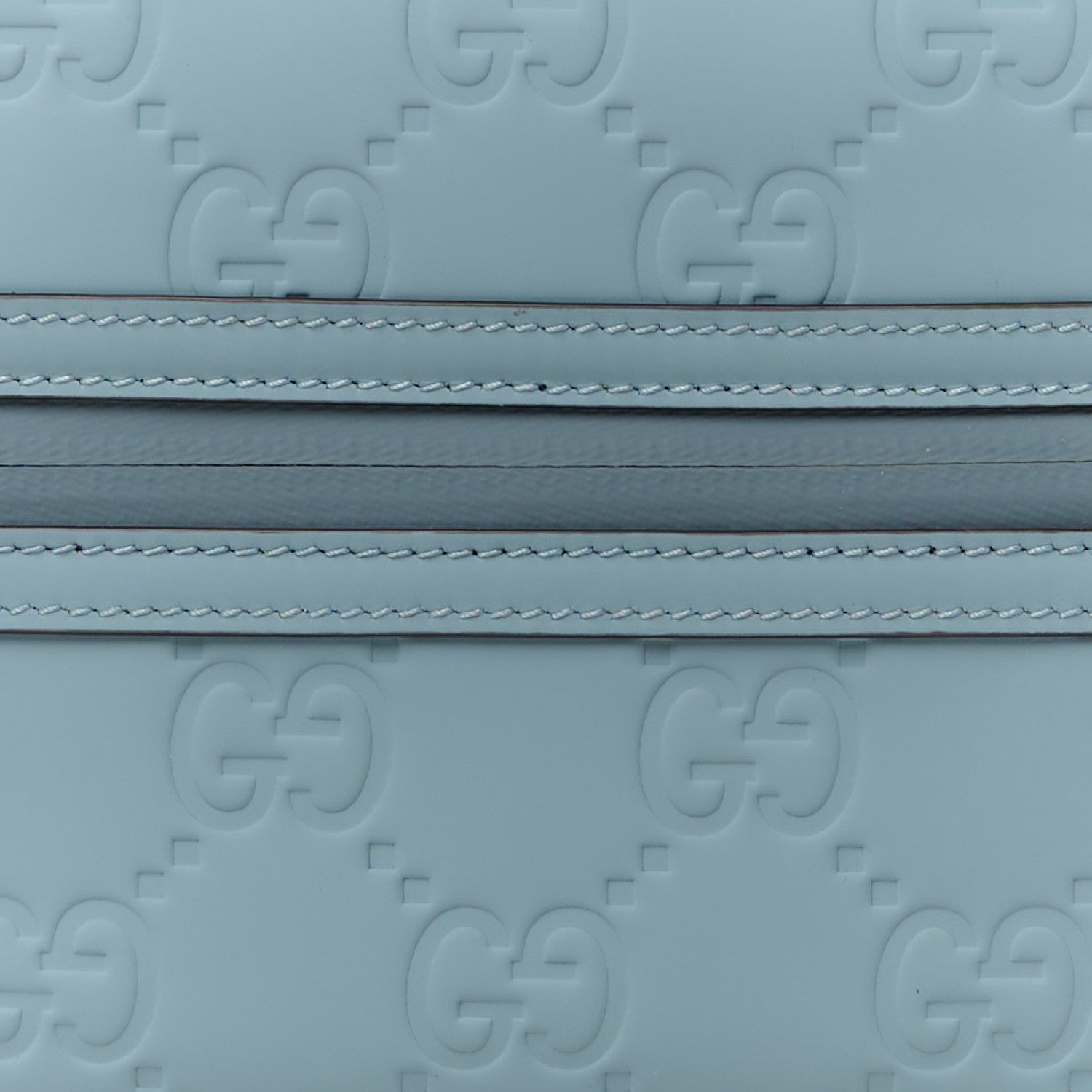 Gucci Rubber Effect Calfskin GG Mini Crossbody Bag Light Blue 8 of 12