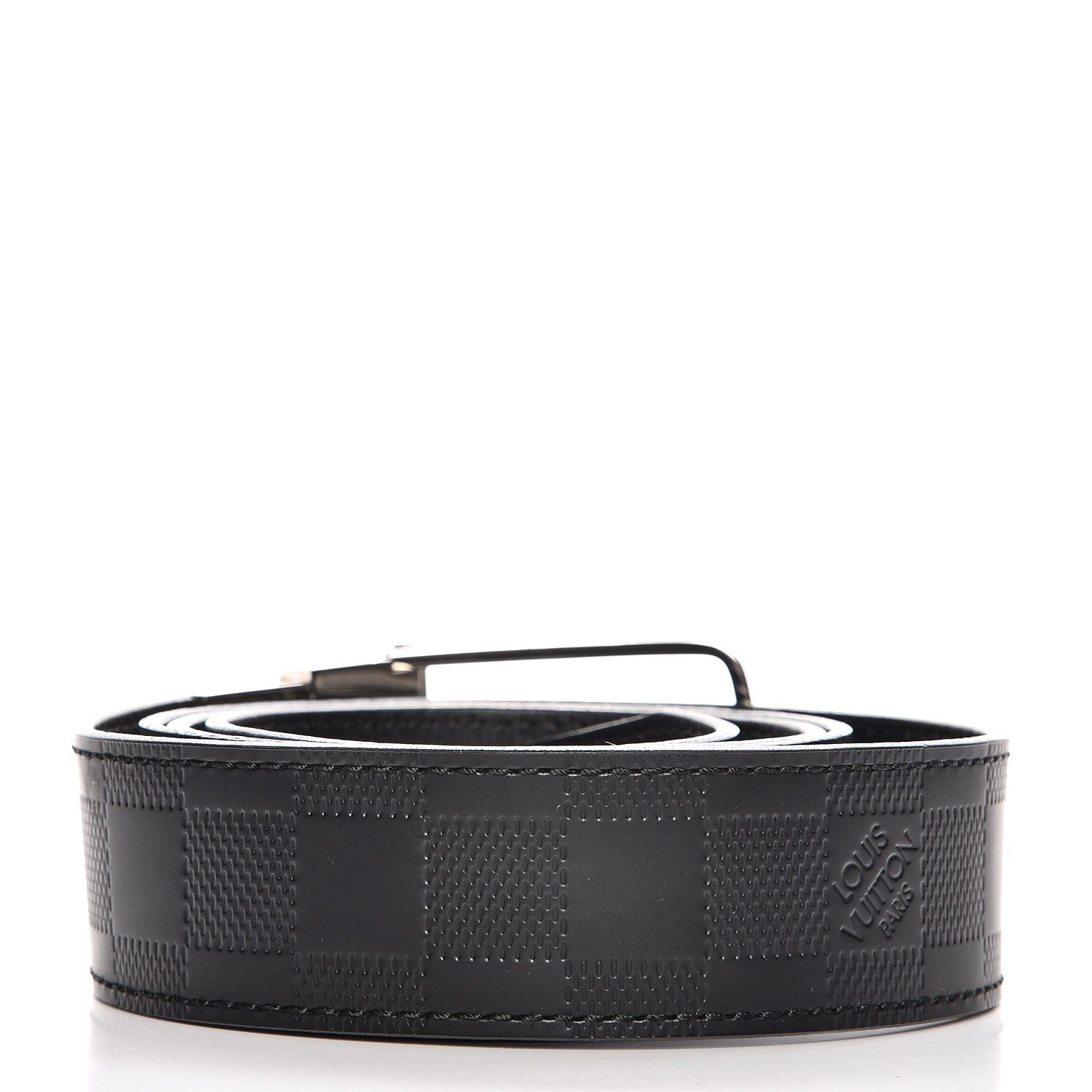 Louis Vuitton Damier Infini Calfskin 35mm Belt 100 40 Black 3 of 6