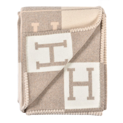 Hermes Wool Cashmere Avalon III Blanket Coco Camomille 2 of 3