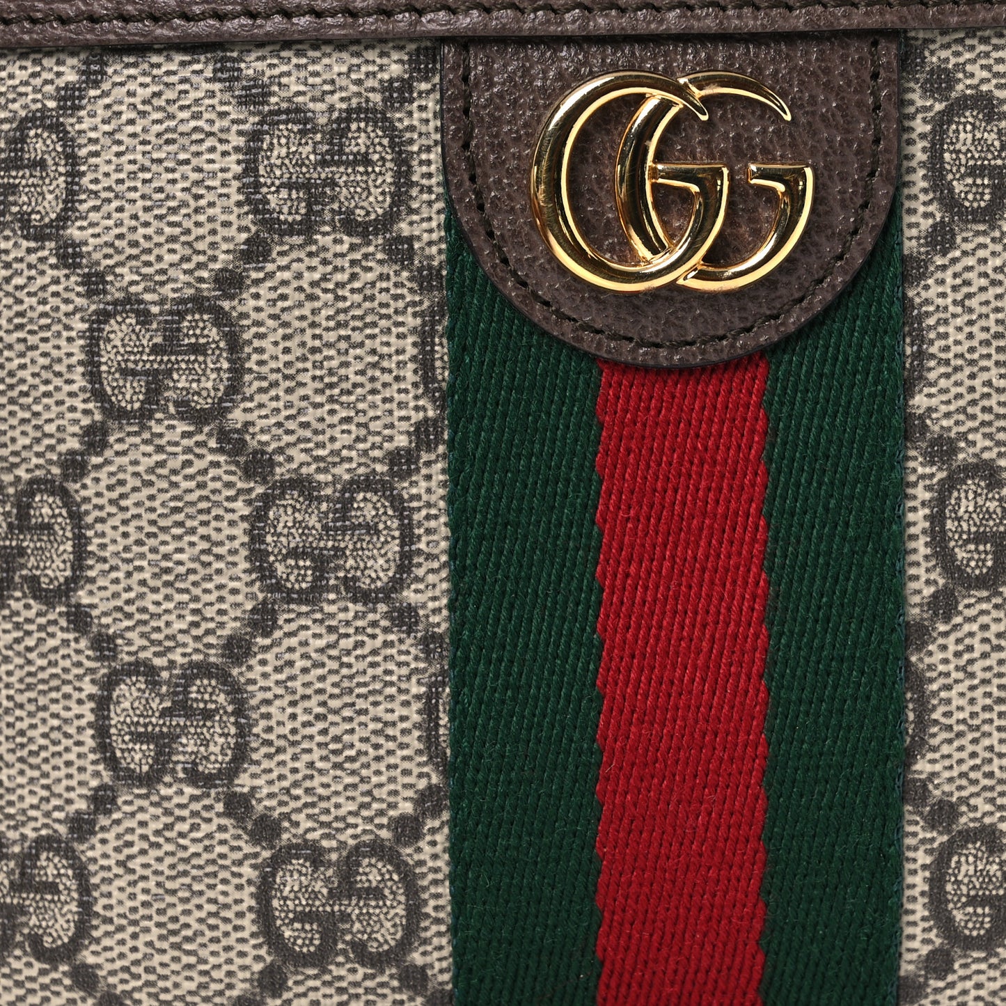 GG Supreme Monogram Ophidia Vanity Cosmetic Case