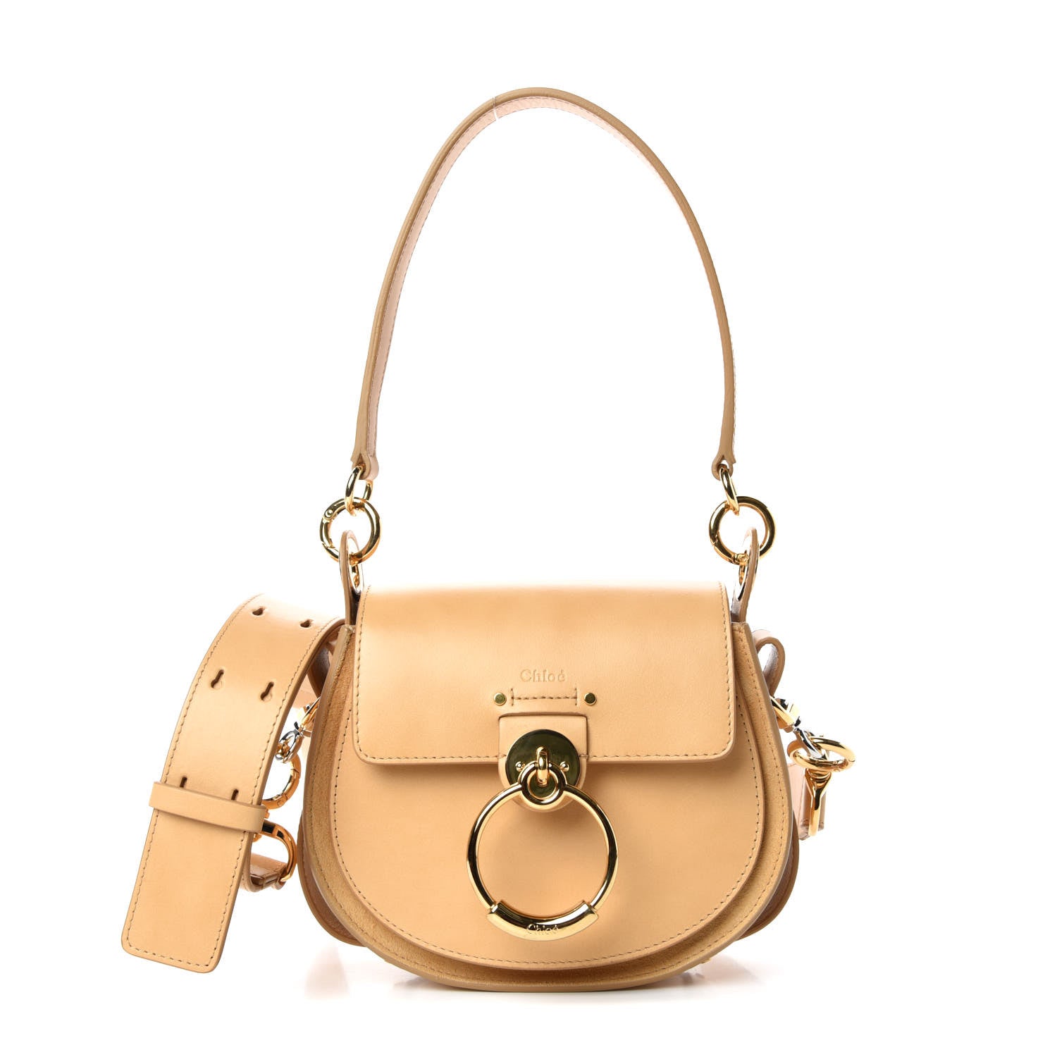 Chloe Calfskin Small Tess Bag Bleached Brown 1 of 9