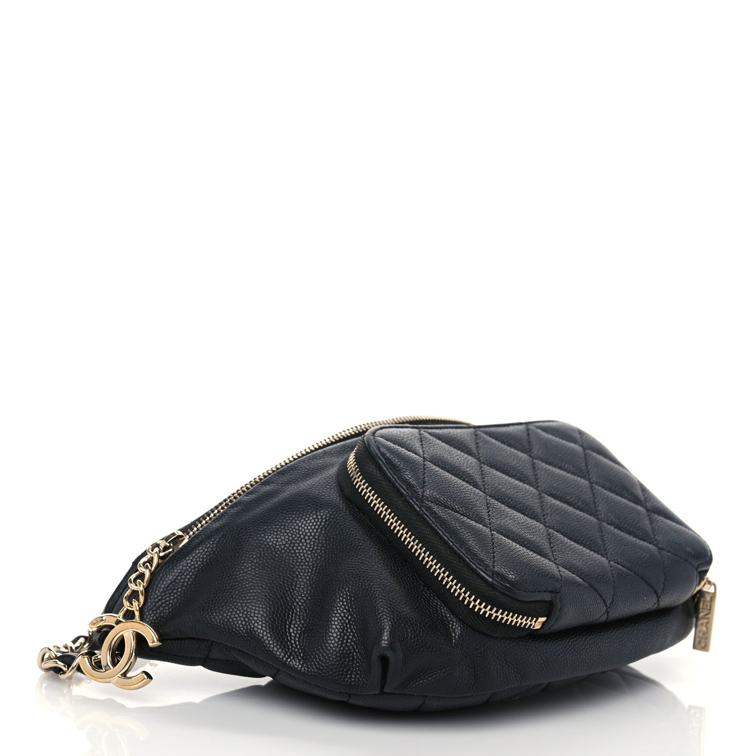 Chanel Caviar Quilted Business Affinity Waist Belt Bag Black 4 of 9