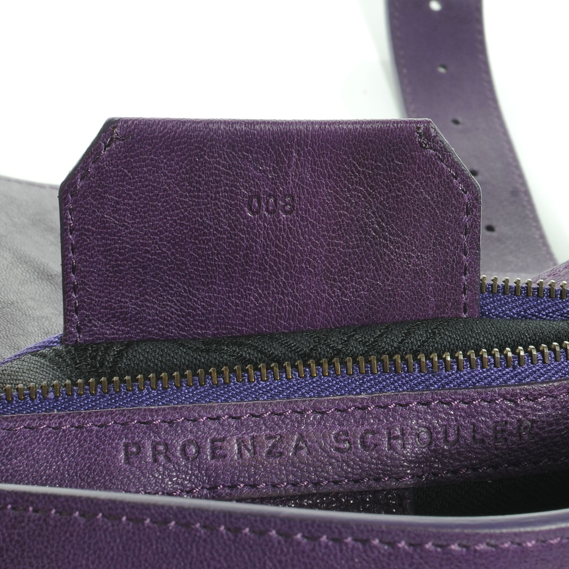 Proenza Schouler Lambskin PS1 Medium Satchel Plum 8 of 12