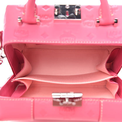 MCM Calfskin Ottomar Small Crossbody Sugar Pink 5 of 9