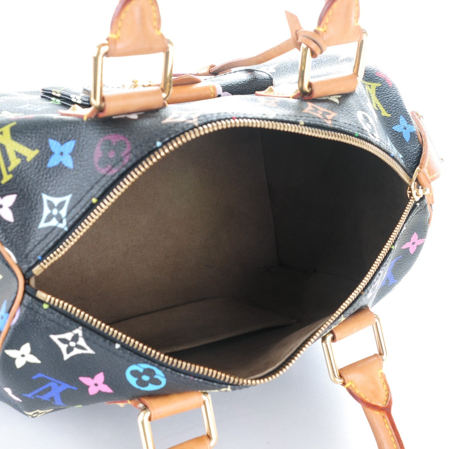 Louis Vuitton Monogram Multicolor Speedy 30 Black 5 of 8