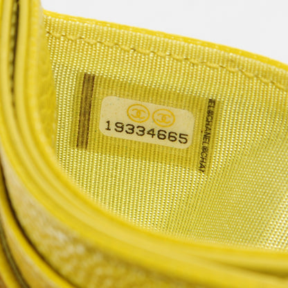 Chanel Caviar CC Timeless Card Holder Yellow 8 of 9