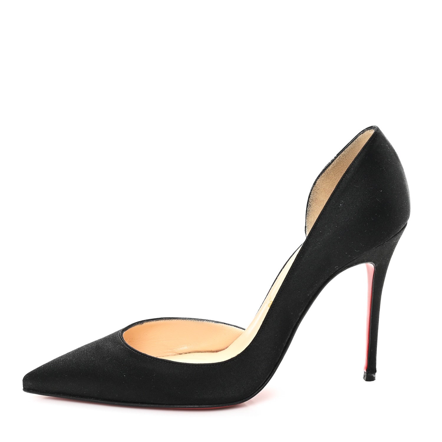 Christian Louboutin Satin Iriza 100 Pumps 36.5 Black 1 of 10