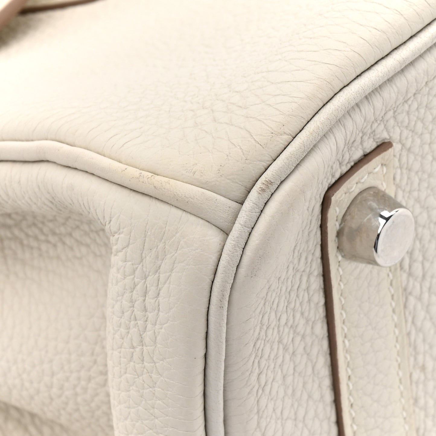 Togo Birkin 25 Gris Pale