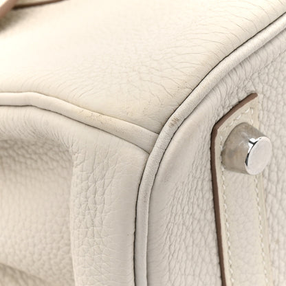 Hermes Togo Birkin 25 Gris Pale 10 of 12