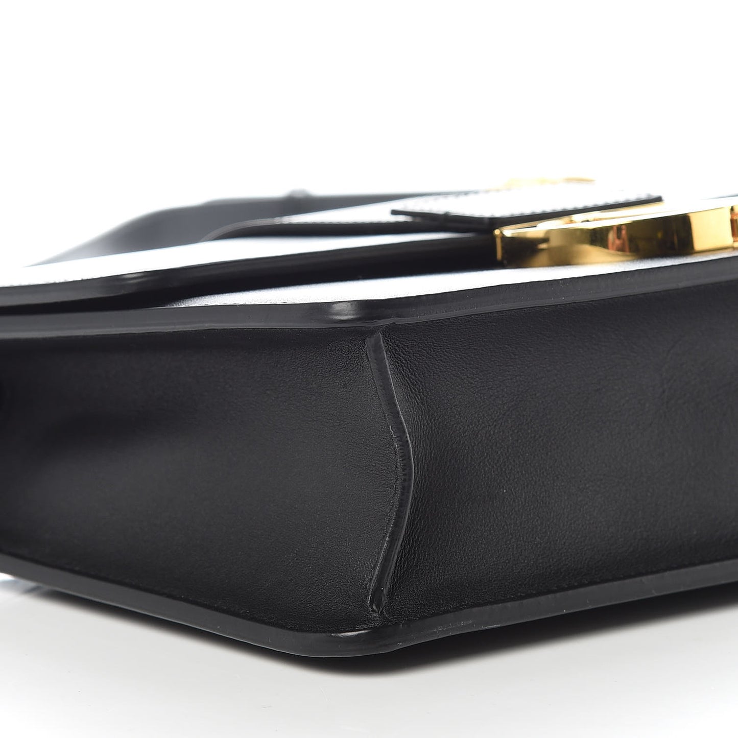 Smooth Calfskin 30 Montaigne Flap Bag Black