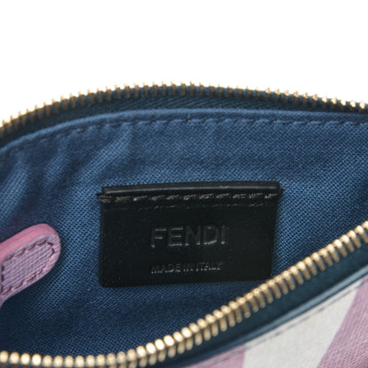 Fendi Vitello Elite Crystal Eye Monster Coin Pouch Key Case Cobalt Multicolor 6 of 7