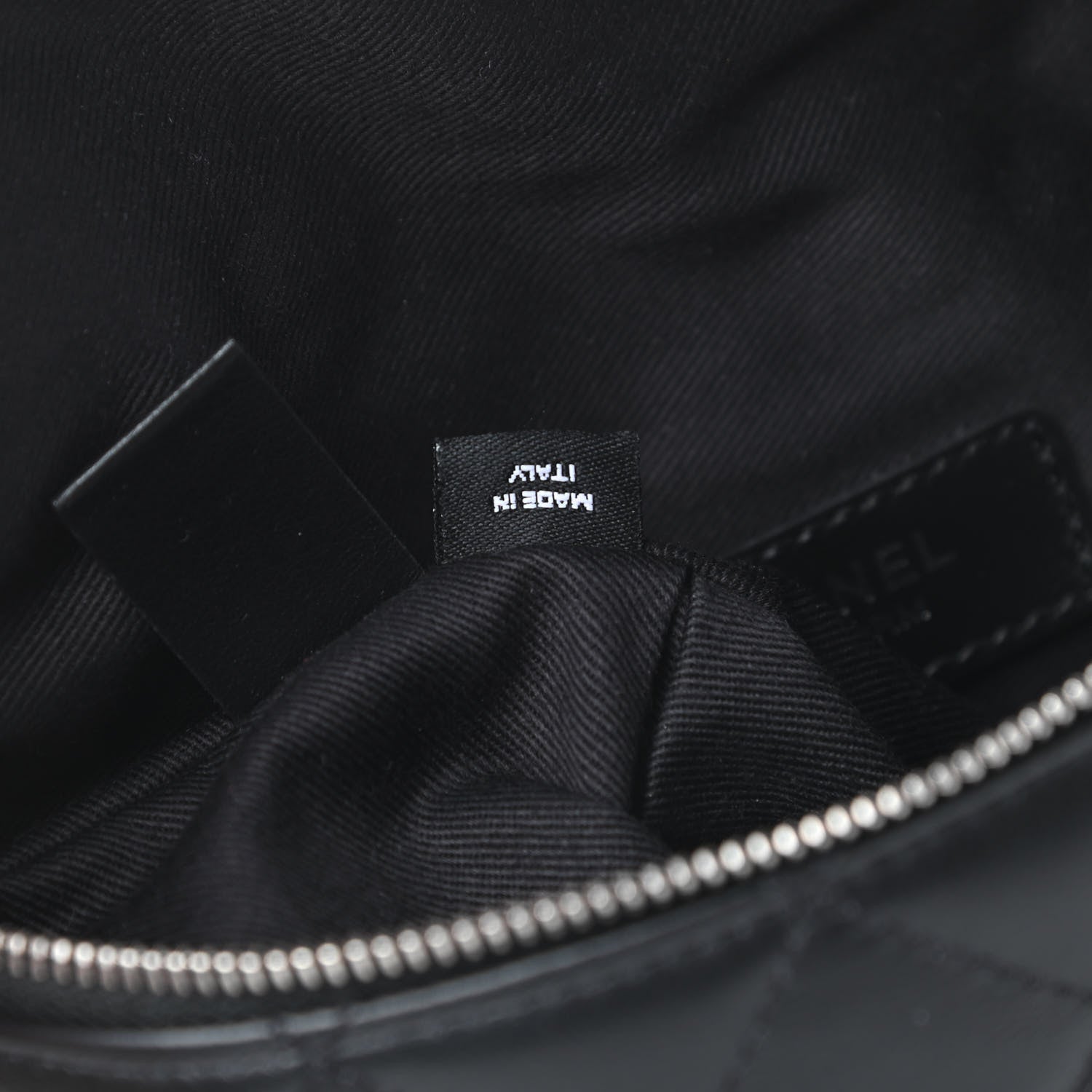 Chanel Lambskin Quilted Waist Belt Bag Black 8 of 11