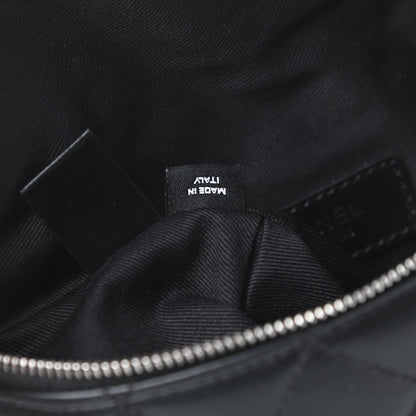 Chanel Lambskin Quilted Waist Belt Bag Black 8 of 11