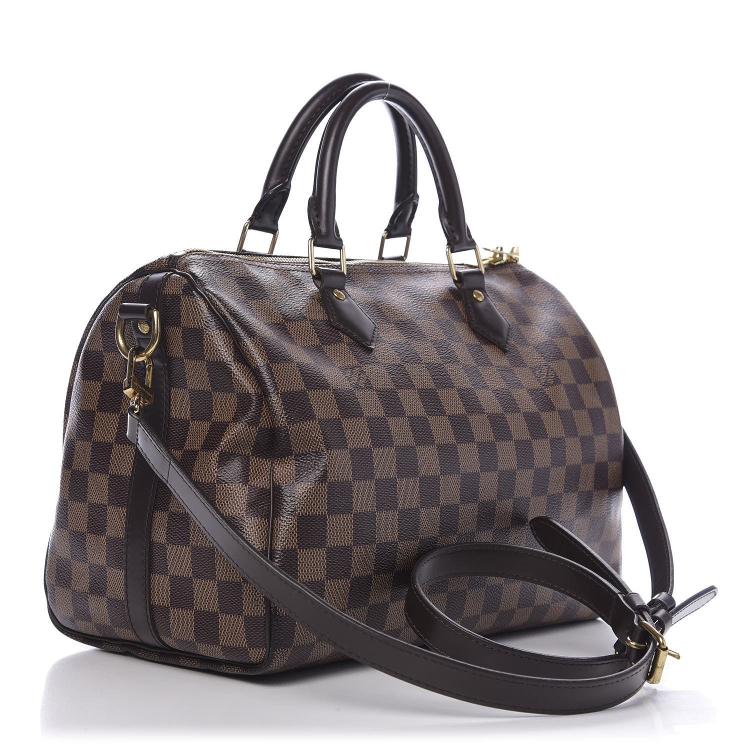 Louis Vuitton Damier Ebene Speedy Bandouliere 30 3 of 12