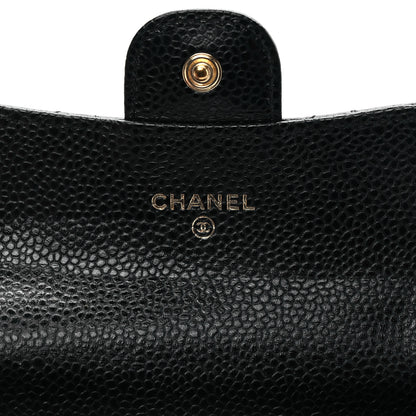 Chanel Caviar Quilted Flap Card Holder Black 6 of 7