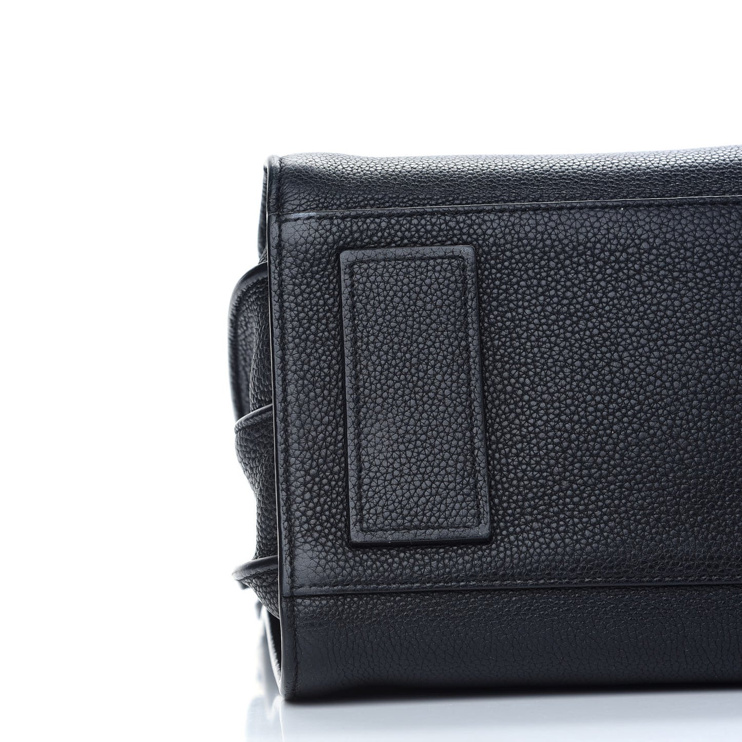 Grained Calfskin Small Supple Sac De Jour Black