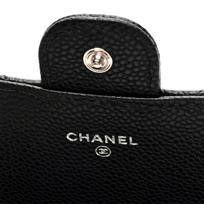 Chanel Caviar Quilted Large Gusset Flap Wallet Black 6 of 7