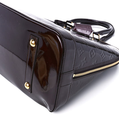 Louis Vuitton Vernis Alma MM Amarante 11 of 12