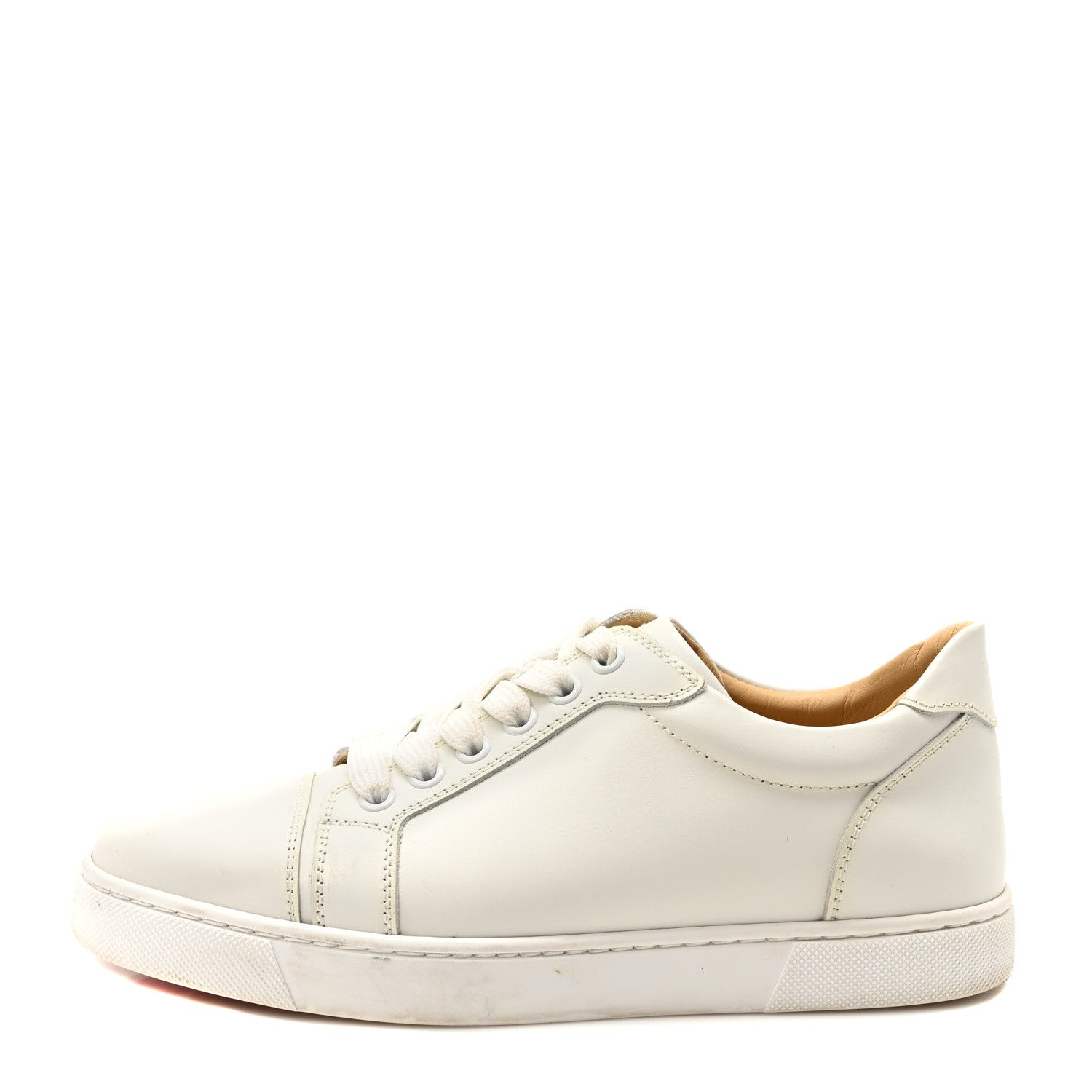 Christian Louboutin Calfskin Vieira Flat Sneakers 36 White 1 of 7