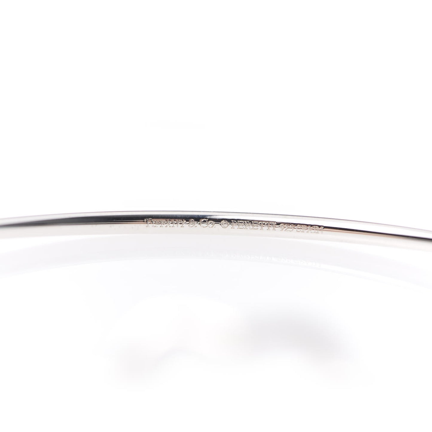Sterling Silver Elsa Peretti Open Heart Bangle