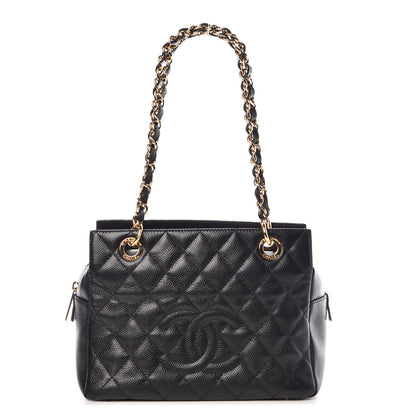 Chanel Caviar Quilted Petit Timeless Tote PTT Black 1 of 12