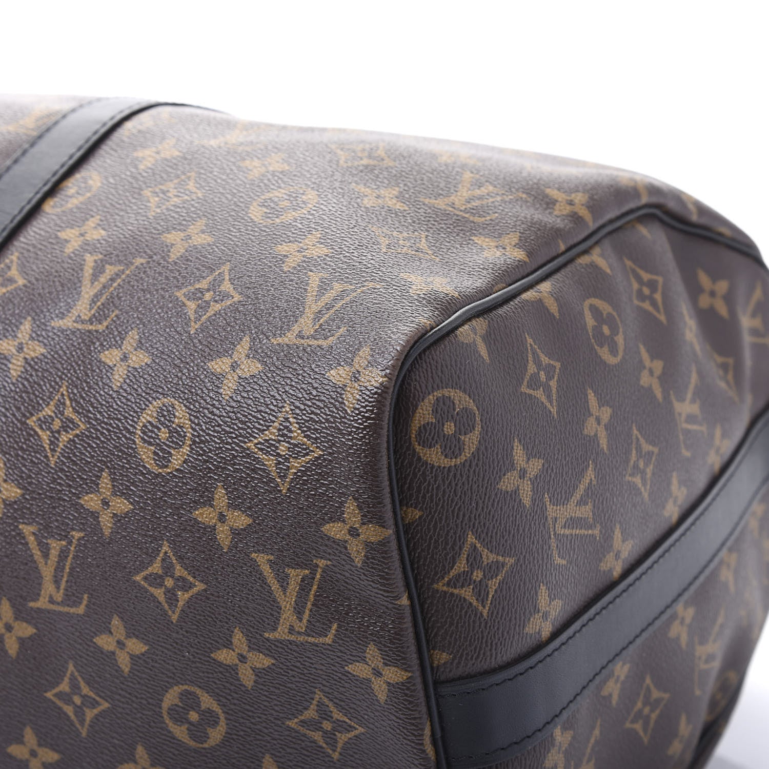 Louis Vuitton Monogram Macassar Keepall Bandouliere 45 7 of 11