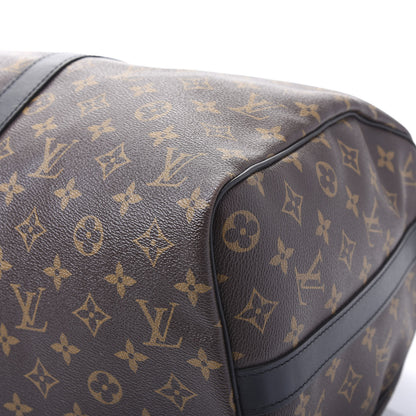 Louis Vuitton Monogram Macassar Keepall Bandouliere 45 7 of 11