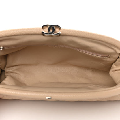 Chanel Caviar Quilted Timeless Clutch Beige Clair 5 of 9
