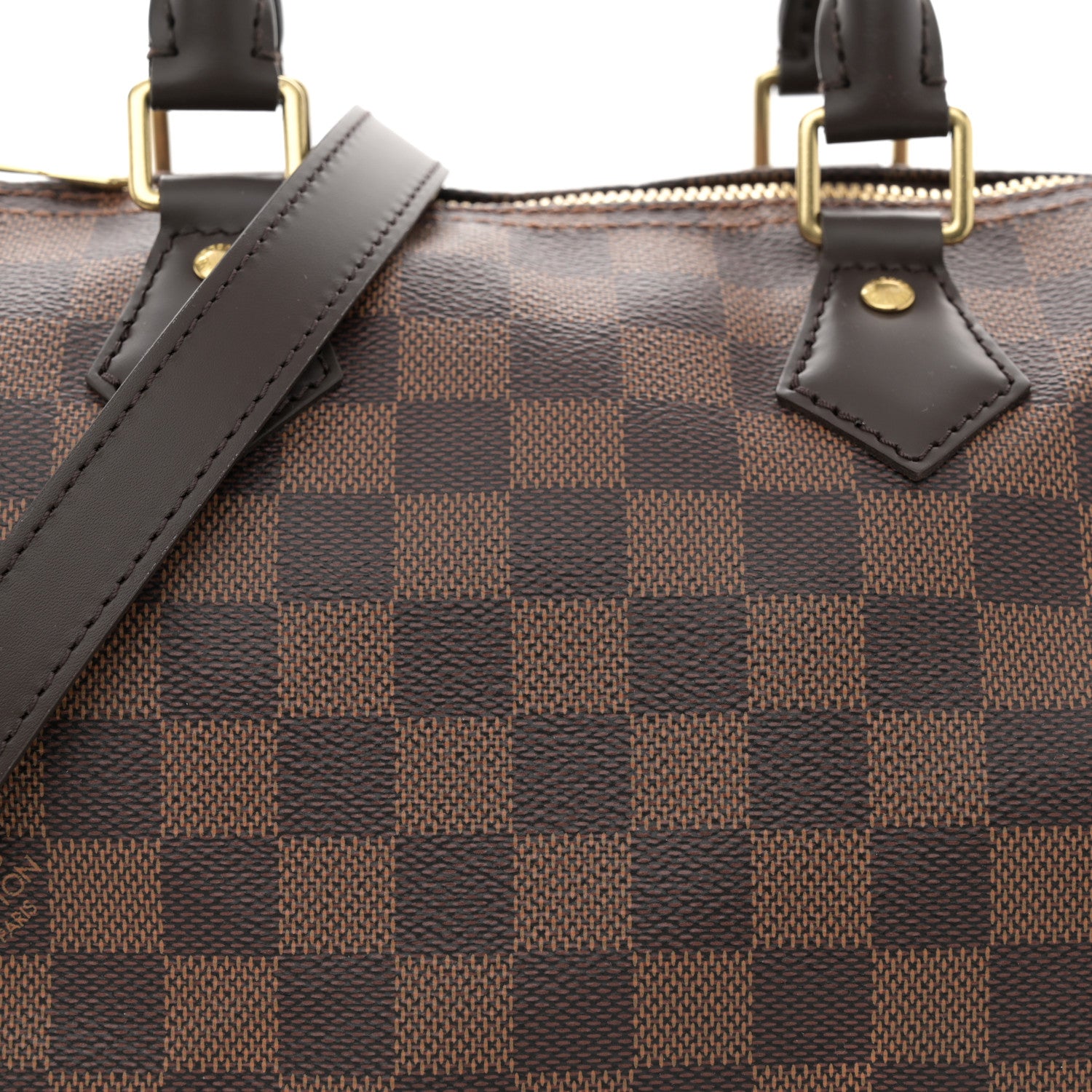 Louis Vuitton Damier Ebene Speedy Bandouliere 25 7 of 9